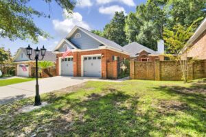 Front view of charming patio home at 4109 Skyline Drive N in West Mobile