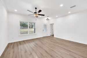 Open concept living in Gold Fortified home Mobile AL